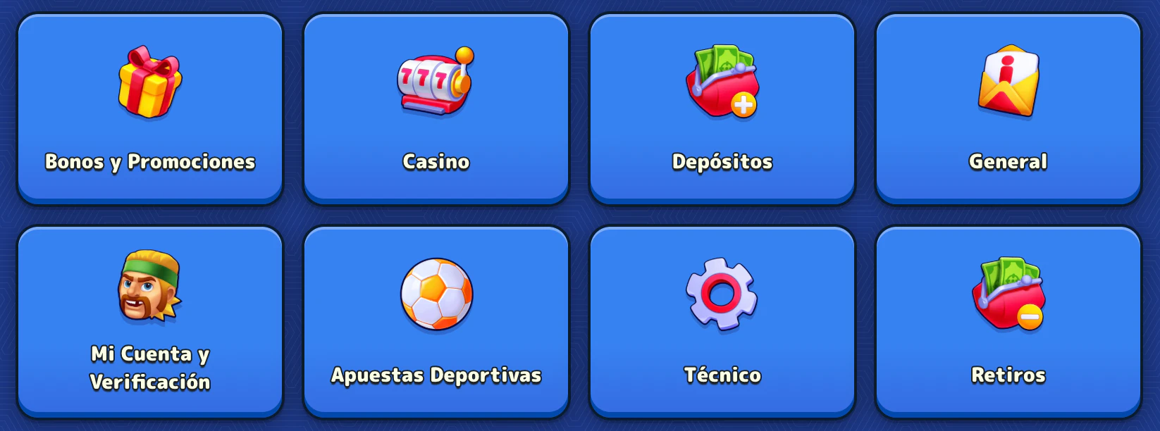 Soporte en vivo y ayuda al usuario en Pistolo Casino